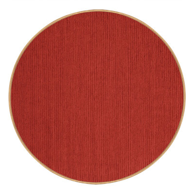 Machine Washable Solid Brown Area Rug