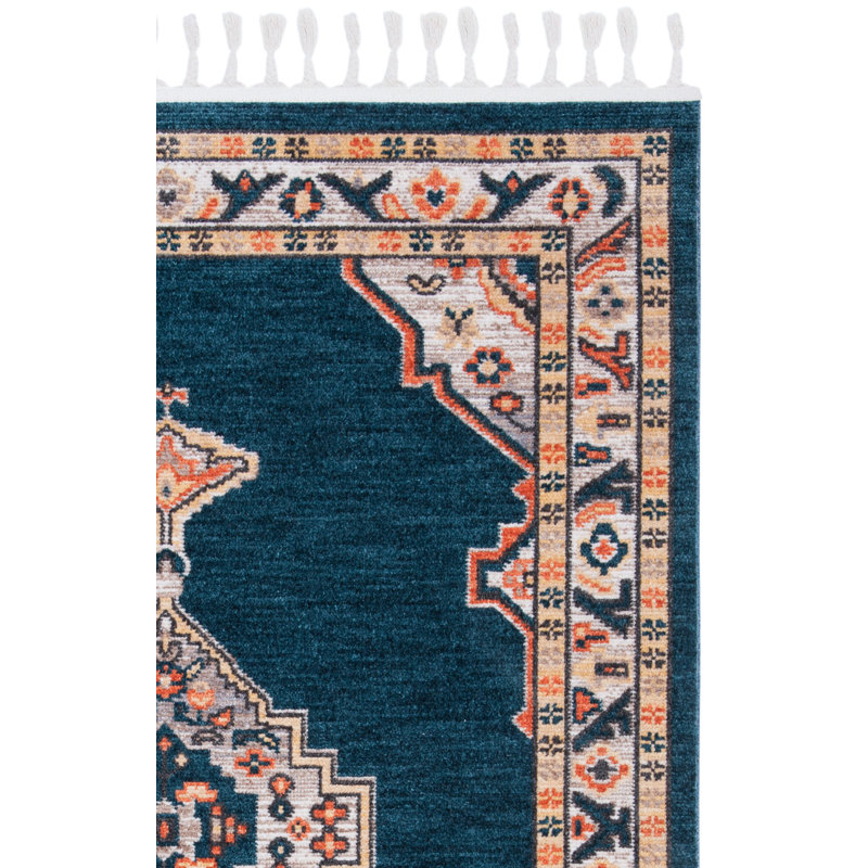 Darrow Performance Oriental Rug, Square 6'3"