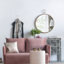 Miroir rond en fer