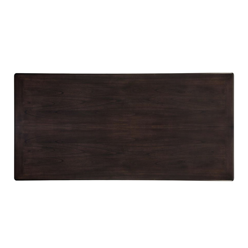 Table à abattants en bois brun foncé et 4 tabourets, peu encombrant pour le vestibule avec tabourets, espace de divertissement