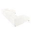 Canapé modulaire en U avec options de rangement - chenille blanche, assise profonde, cylindrique ergonomique et convertible pour une sensation de blanc chenille, utilisation polyvalente-1613603474-1613603479-1613603476
