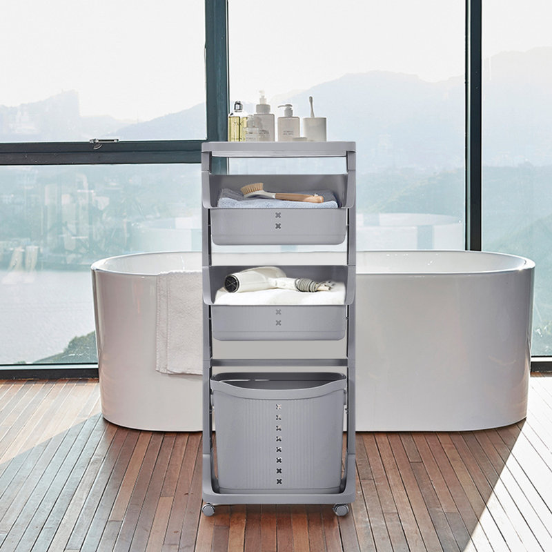 Berne PP Laundry Room Organizer with Wheels