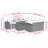  Garden Sofa Set Light Grey