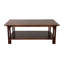 Table basse en bois massif avec rangement Damius-304506656