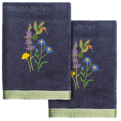 100% Turkish Cotton HADA Embellished Hand Towel