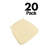 2" Thick Chiavari Chair Pad, Seat Cushion With Hook & Loop Fastener Straps, 20 Pad Bundle By Chivari-106372675