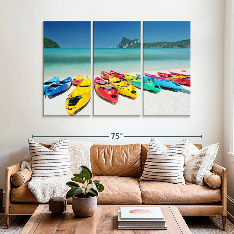 Tourist Kayaks, 32" H x 50" W