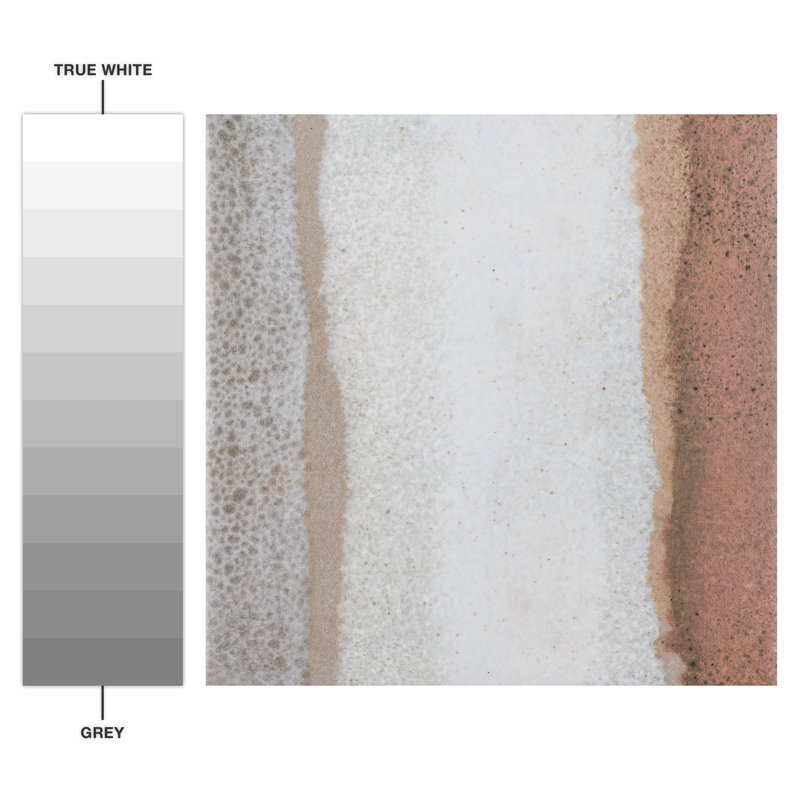 Matter Canvas 6" x 6" Porcelain Stone Look Floor and Wall Tile, Taupe/Red