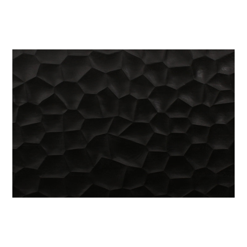 Misaki Upholstered Bed, Black, Queen