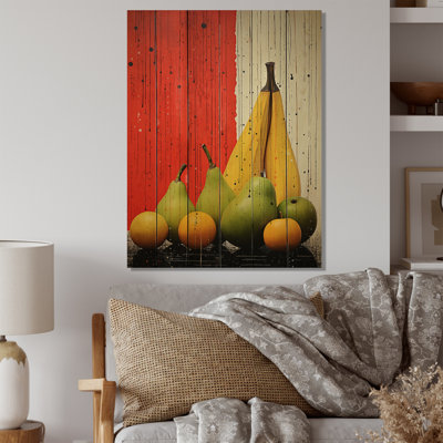 «Fruit Harvest Spectrum Différent II» sur bois