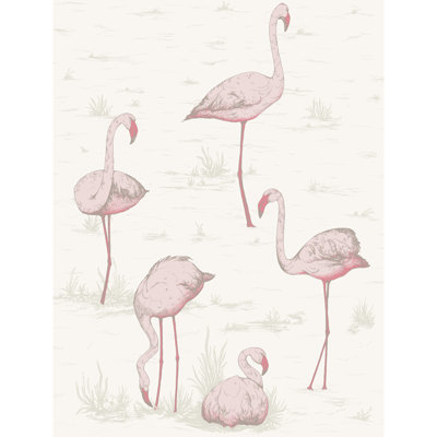 Flamingos Wallpaper Roll