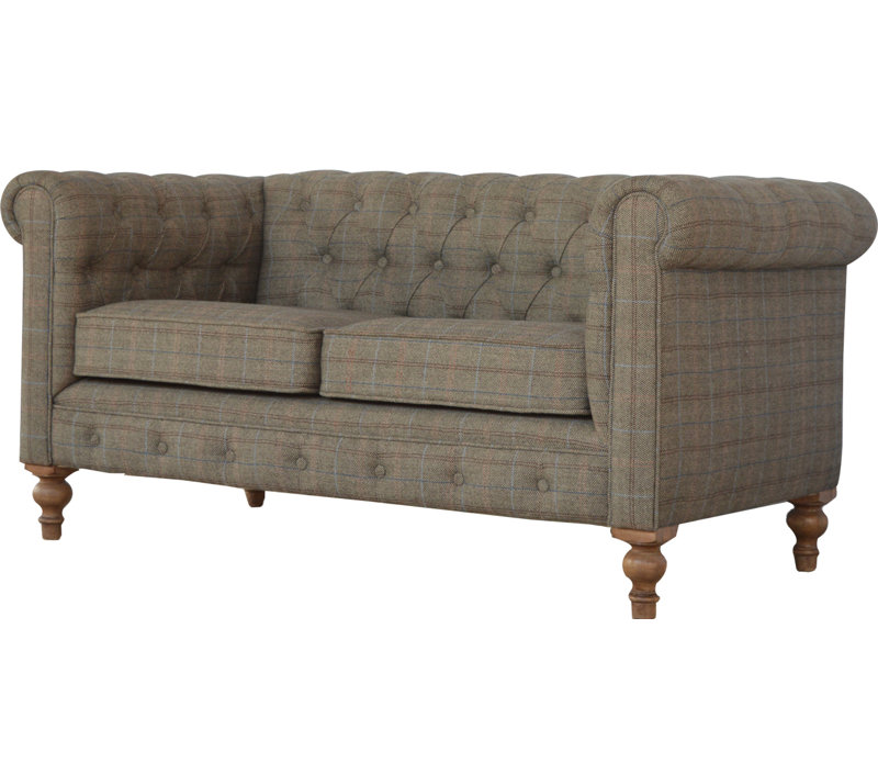 2 Seater Cotton Blend Loveseat