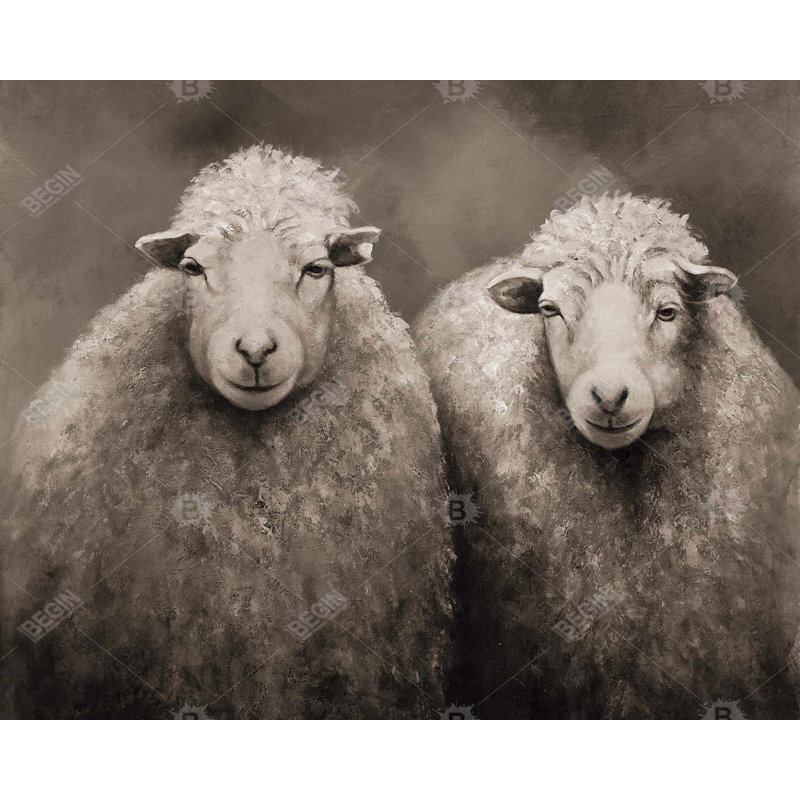 " Sheep Sepia "