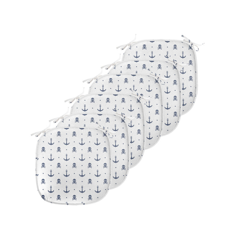 Coussin de siège intérieur / extérieur Anchors and Skulls