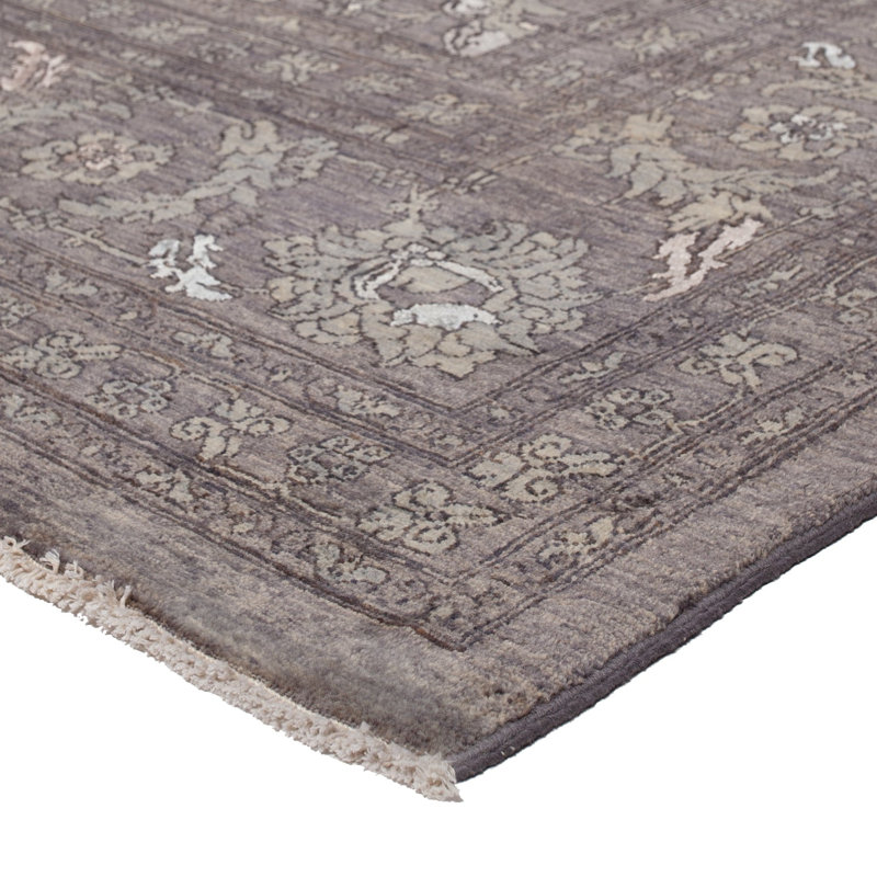 Grey Transitional Wool Rug - 11'8" x 14'6"