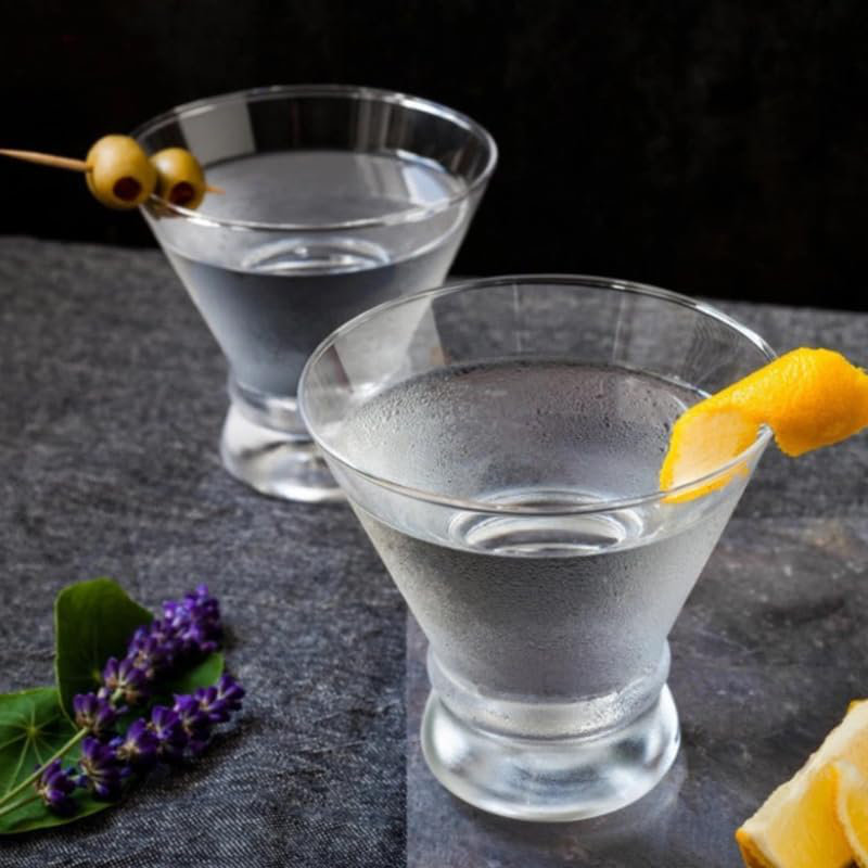 Ensemble de 4 verres à cocktail Martini