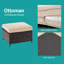Ensemble de meubles en rotin PE 5 pièces avec table d'appoint, chaise de patio avec coussin lavable Henrica-108198386-108198387