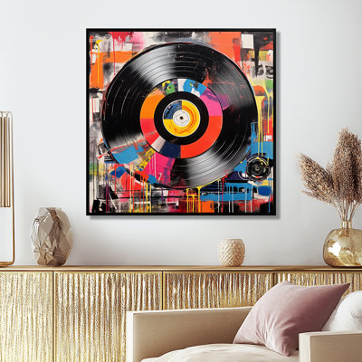 Coloré rétro vinyle III - Disques vinyle, art mural