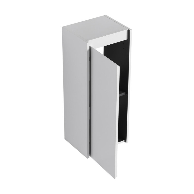 12" Bathroom Side Cabinet,Soft Close Doors,Float Mounting Design,(KD-Packing)
