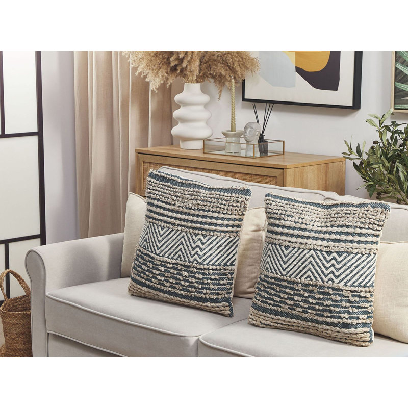 Lancer Geometric Square Cushion