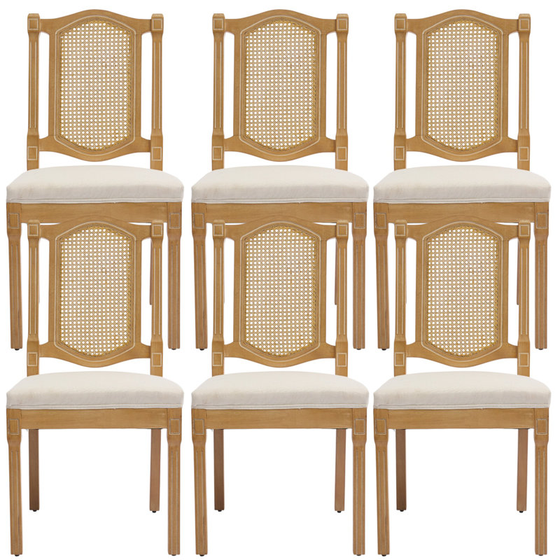 Chaise d'appoint rembourrée H 20,3 po Amando, Beige
