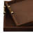 Tiger Eye Handles Decorative Coffee Table Tray - Elegant Accent Tray For Ottoman And Home Decor Styling - Set Of 2, 20", Brown-1196278269