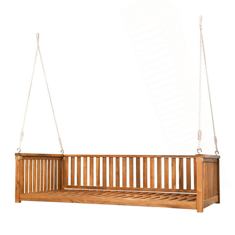 Balancelle de patio en bois pour lit de jardin avec patio