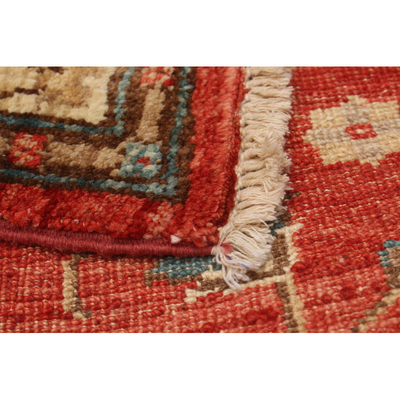 Tapis intérieur en laine noué la à la main 2 pi 7 po x 9 pi 8 po one-of-kind Kali