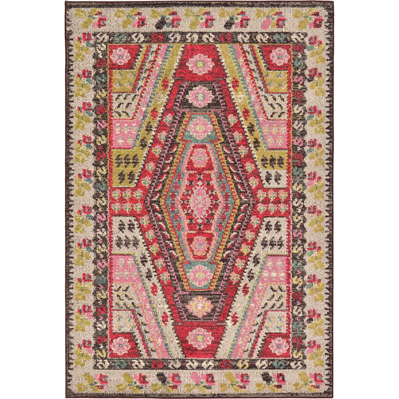 Beverley Abstract Indoor Rug, Rectangle 4' x 6'