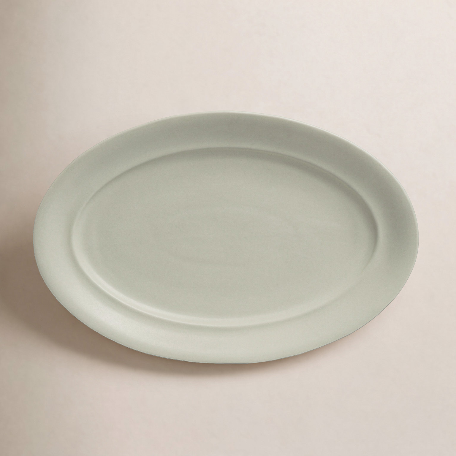 Rimmed Platter, Green