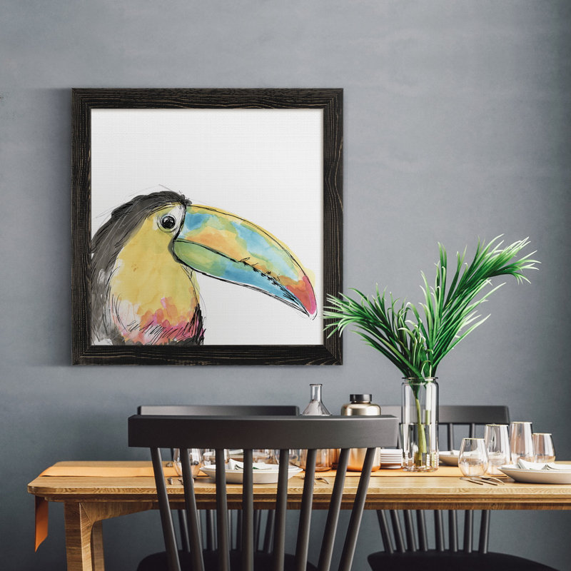 Reproduction d'art sur toile Gilded Chrysalis II, H 27,5 po x l 27,5 po x P 1,5 po, Cadre noir