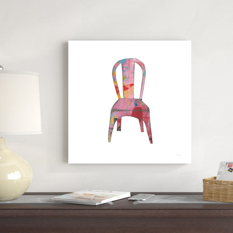 Mod Chairs I par Courtney Prahl - impression sur toile tendue, H 20 po x l 20 po