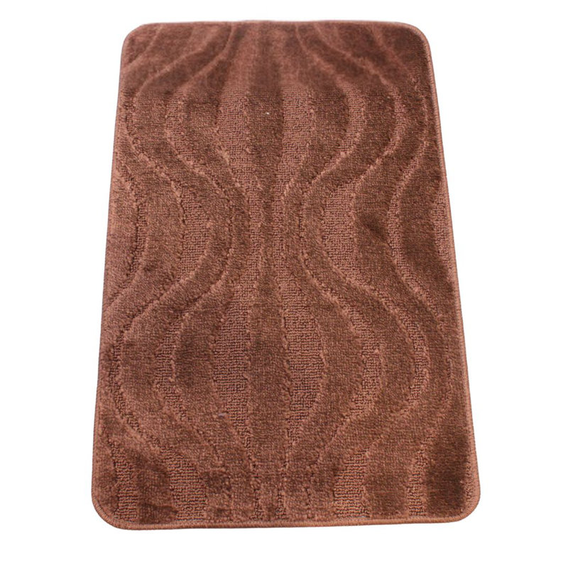 Polypropylene Plastic Bath Mat, Brown