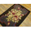 Tapis crocheté antique à motif floral