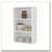 White Wall Cabinet with Open Storage-882679393-882679397