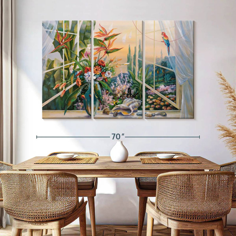 Lilie Window, 42" H x 65" W