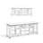 Cosmopolitan SOLID WOOD 72 inch Wide Contemporary TV Media Stand For TVs up to 80 inches-116542734