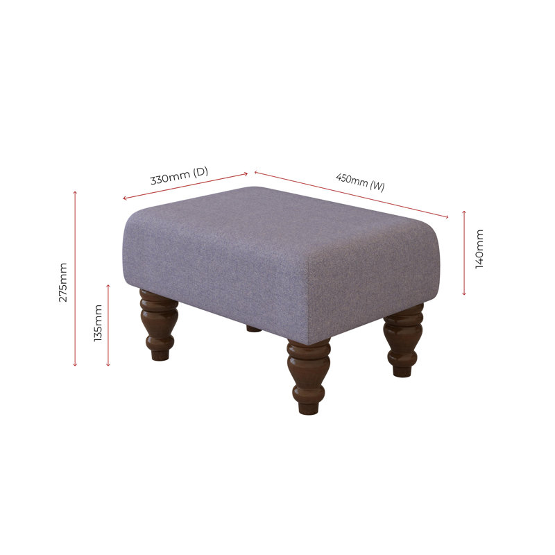 Autryville Wood Turned Leg, Mahogany, Poz, Navy Blue