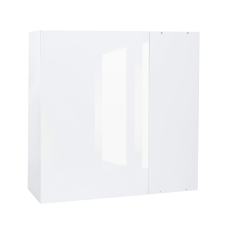 Armoire de cuisine à assemblage rapide Radiance, H 42 po x l 36 po x P 12 po, Blanc brillant