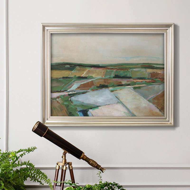«Pastel Fields II», reproduction sur toile encadrée, L 41 po x H 29 po