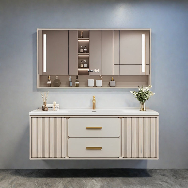 Light luxury style rest room bathroom cabinet