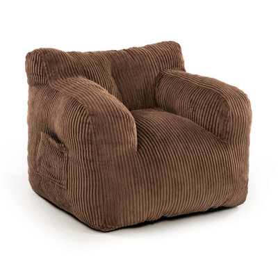 Colman  Foam Filled Bean Bag Sofa Corduroy Lazy Sofa