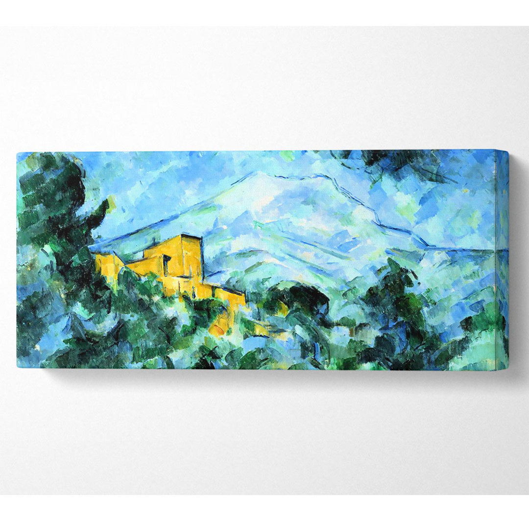 Cezanne Mont Sainte-Victoire und Chateau Noir Panoramaleinwand