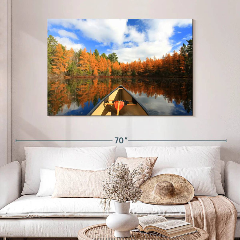 Senne Boating In Boulder Junction, 32" H x 48" W