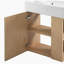 Meuble-lavabo flottant 21,6 po avec lavabo en céramique-1840856069