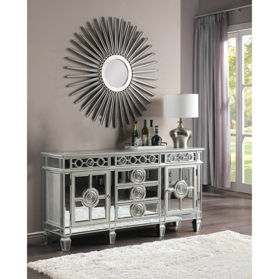 Mirrored Sideboard, Antique White Sideboard