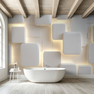 Peel and Stick Wallpaper Wall Mural Luxury Minimalist Wall Mural Depth Illusion Wall Art Self Adhesive and Removable