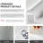 Glassy Petals Design Glass Accent Window Film-756501361