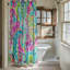 Rideau de douche 1 pièce Bright Paisley Prints-11700708