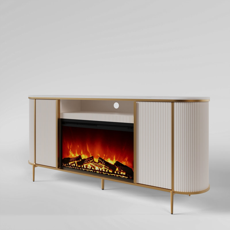 Meuble télé 70 po, Blanc